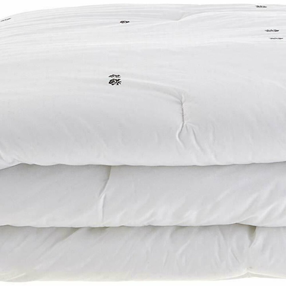 $540 Calvin Klein Queen Duvet Cover Set 3pcs  Clone-White 100% Cotton Pe…